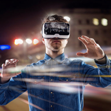 Virtual reality ontmantel de bom breda